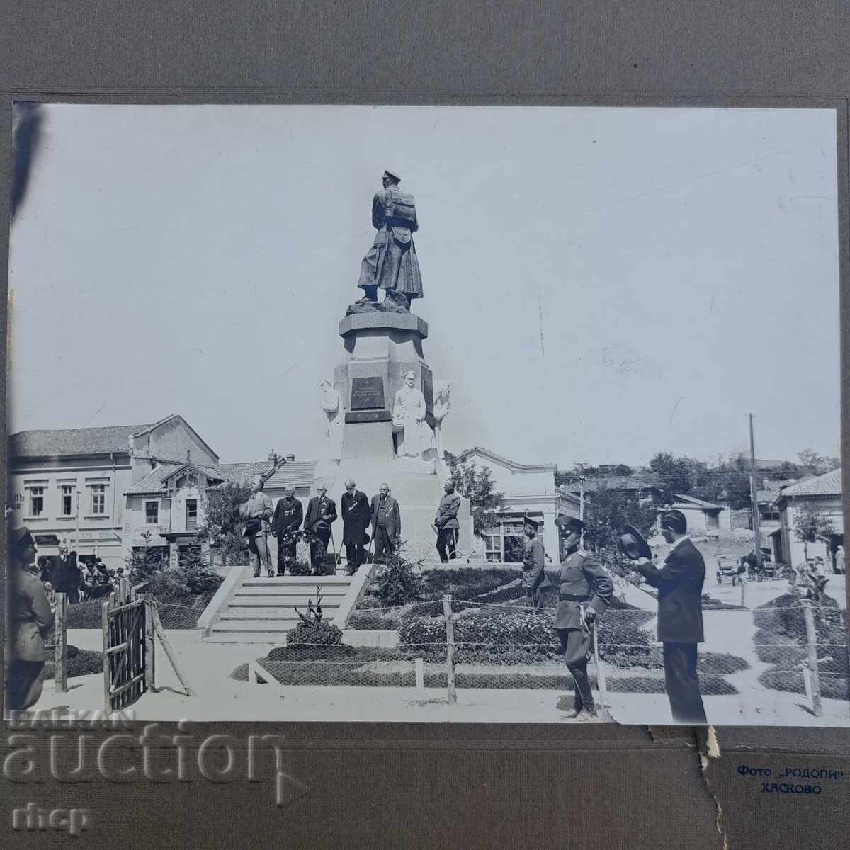Хасково опълченци генерали паметник снимка Царство България