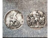 1913 Germany Wilhelm II Prussia Napoleon war rare silver