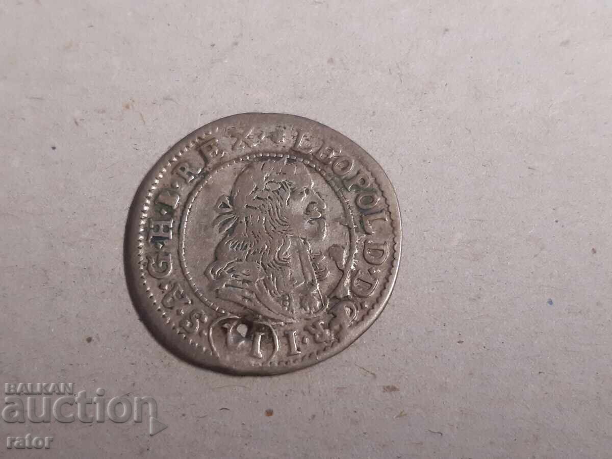 Λεοπόλδος Α΄ 1681 Αυστρία, Αγία Ρωμαϊκή Αυτοκρατορία. Ασήμι με τιμή € 10.00 | 19.56 BGN