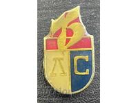 България знак 75г. футболен клуб Левски София 1986г