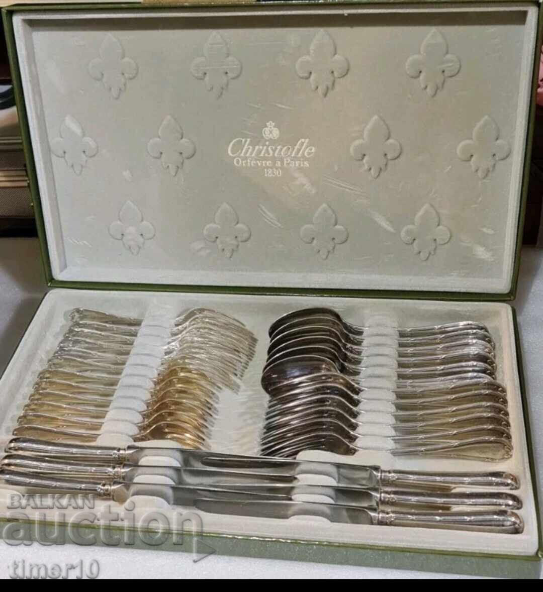 Christofle France Rubans cutlery set for 30 people - 5
