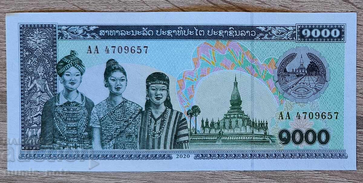 Λάος 1000 κιπ 2020 UNC