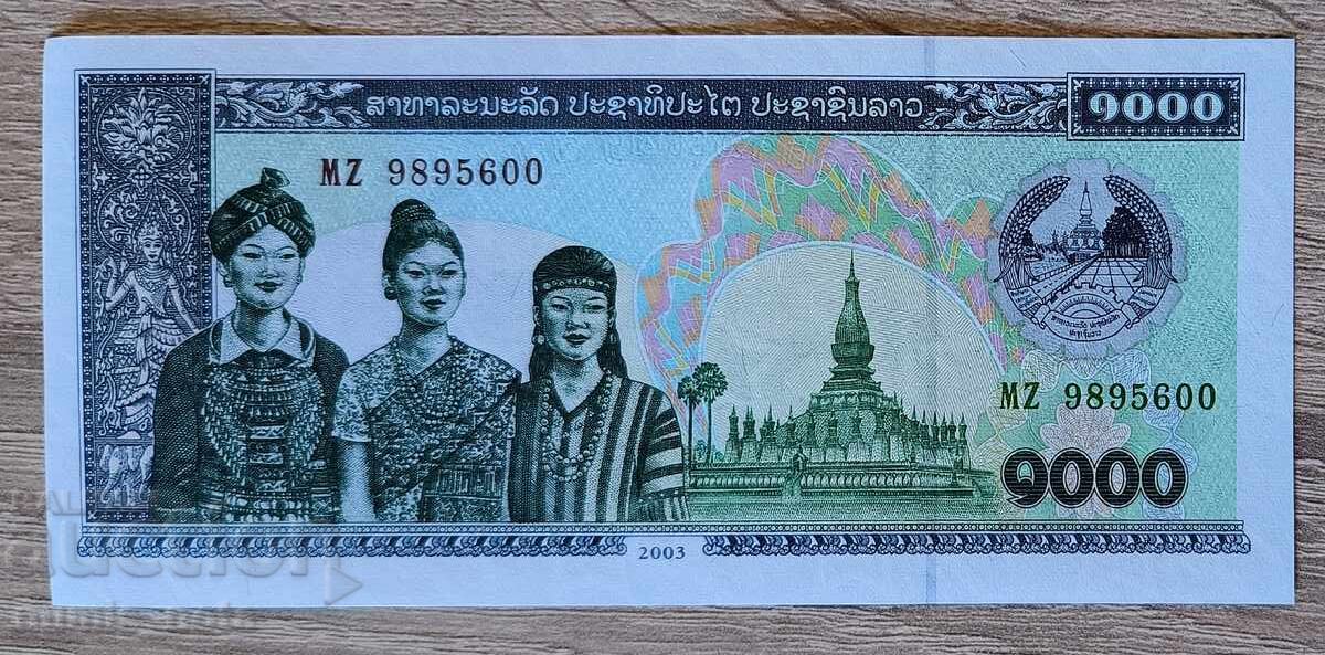 Λάος 1000 κιπ 2003 UNC