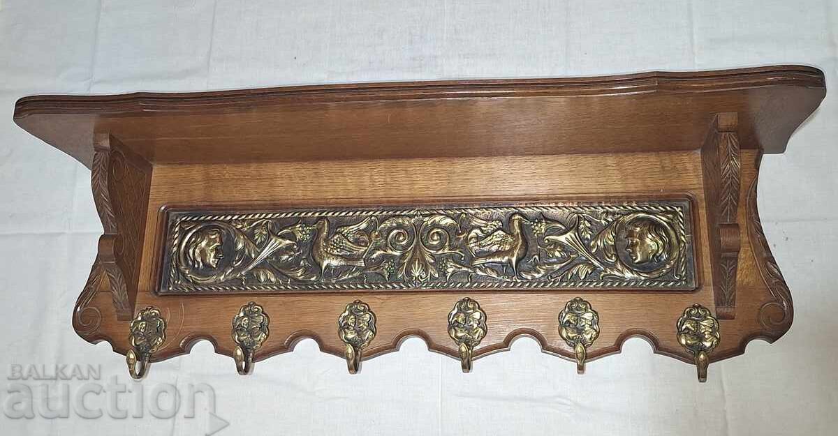 Old large wall coat rack Old large wall coat rack