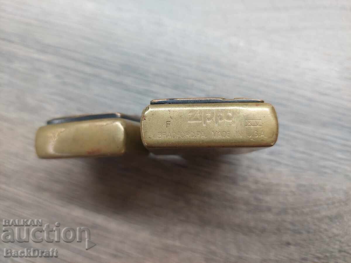 Livrarea Brichetă originală pe benzină Brass Zippo Harley Davidson
