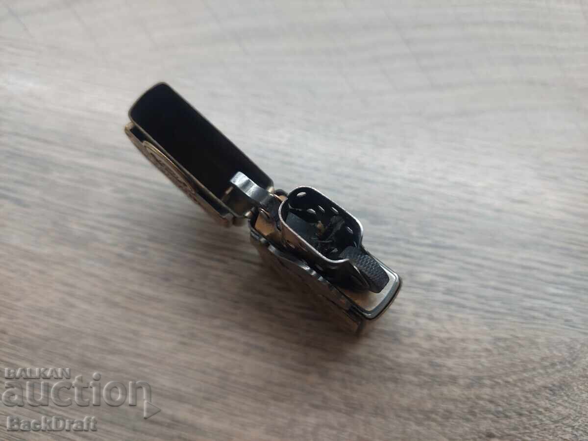 Brichetă originală pe benzină Brass Zippo Harley Davidson - 5