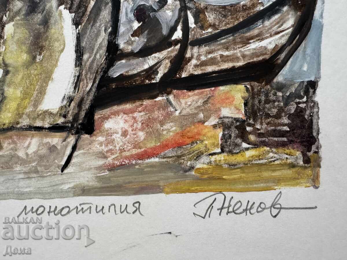 Delivery of Peter Nenov monotype