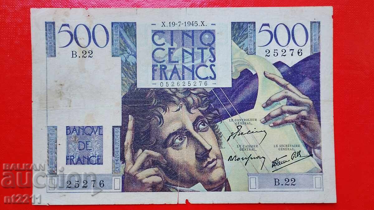 500 franci Franța Chateaubriand