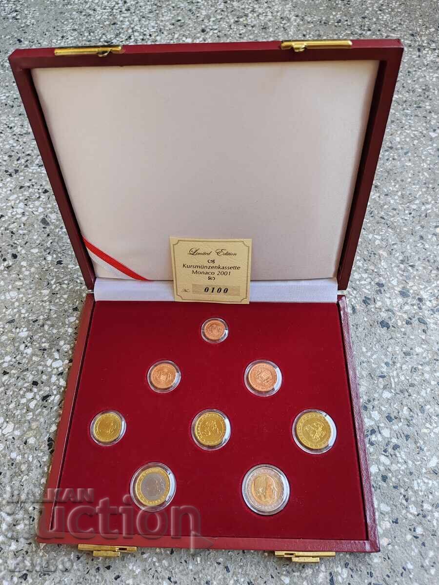 Set monede euro Monaco 2001