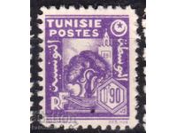 Τυνησία/προτεκτοράτο-1944-Τακτική-Τζαμί και ελαιόδεντρα, MNH