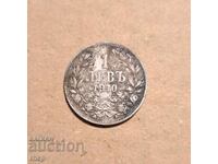 1 BGN 1910 argint