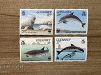Guernsey - Animale marine (1990) MNH