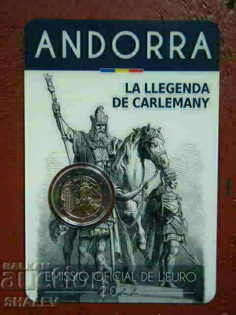 2 Euro 2022 Andorra "Charlemagne" (2) Andorra - Unc (2 Euro)