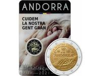 2 Euro 2021 Andorra ("Friendship") /2/- Unc (2 Euro)