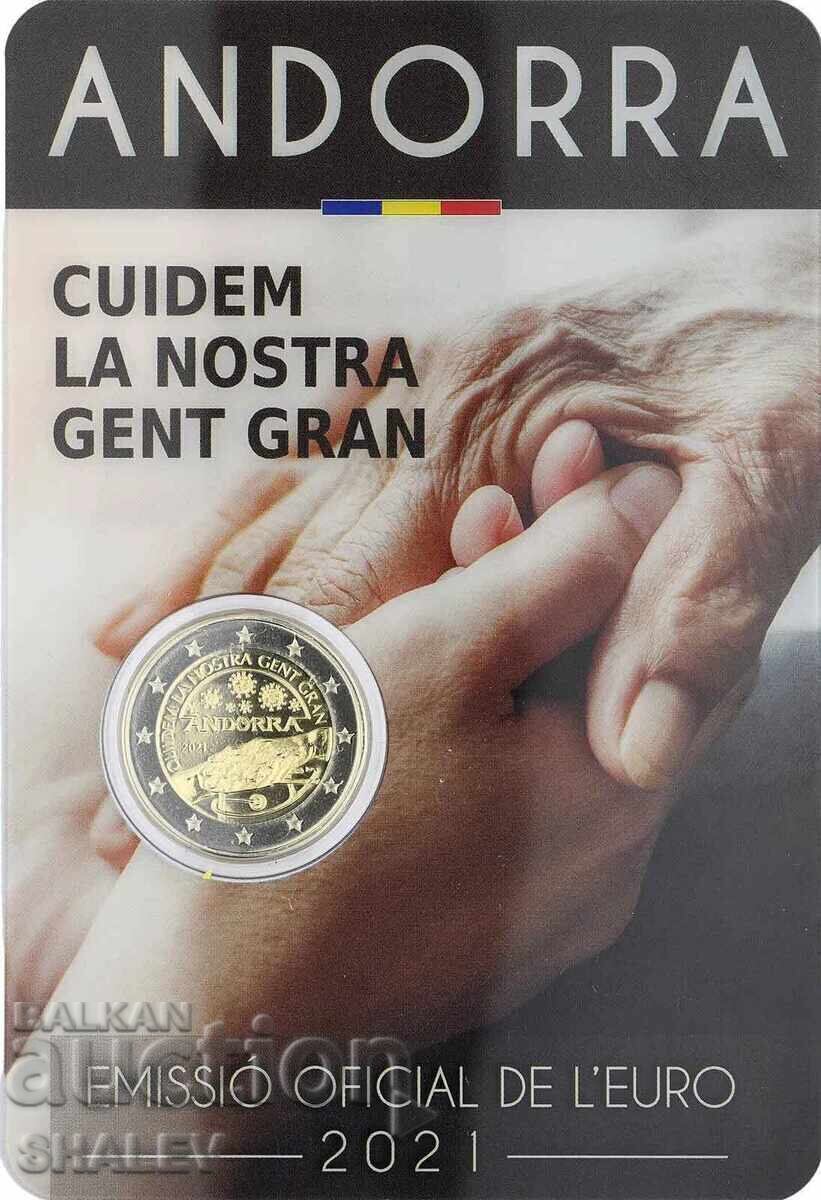 2 Euro 2021 Andorra ("Friendship") /2/- Unc (2 Euro) with price € 27.89 | 54.55 BGN