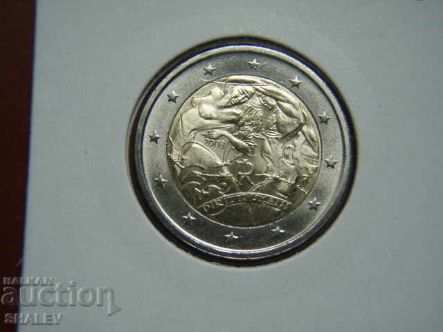 Доставка на 2 euro 2008 Italy "60 years" /Италия/ - Unc (2 евро)