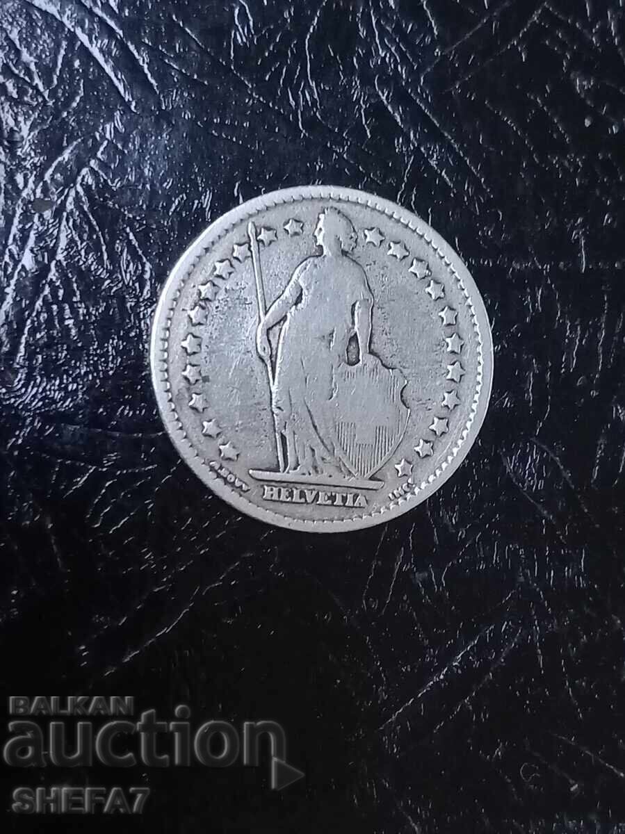 1 Φράγκο Ελβετίας 1900 με τιμή € 15.00 | 29.34 BGN