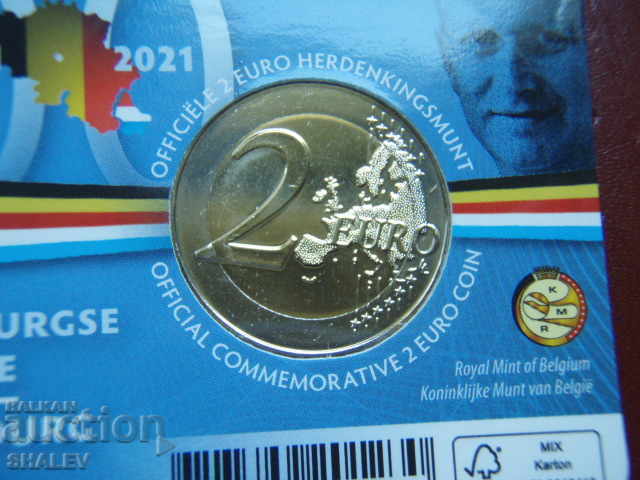2 Euro 2021 Belgia "100 de ani Bel-Lux" /Belgia/ (1) - Unc - 7 2 Euro 2021 Belgia "100 de ani Bel-Lux" /Belgia/ (1) - Unc - 7