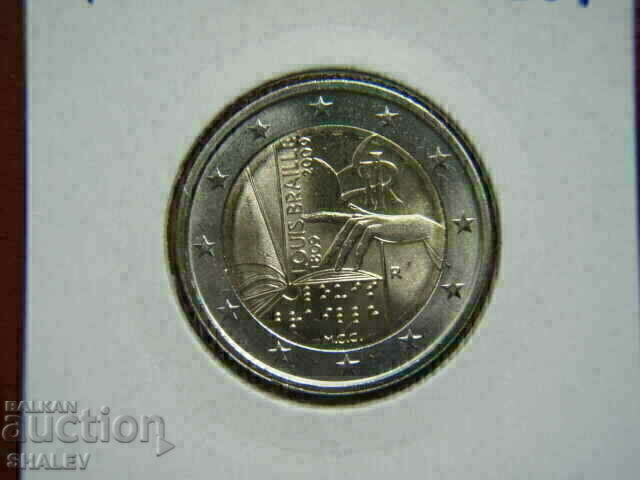 Аукцион 2 euro 2009 Italy "Braille" /Италия/ - Unc (2 евро) Аукцион 2 euro 2009 Italy "Braille" /Италия/ - Unc (2 евро)
