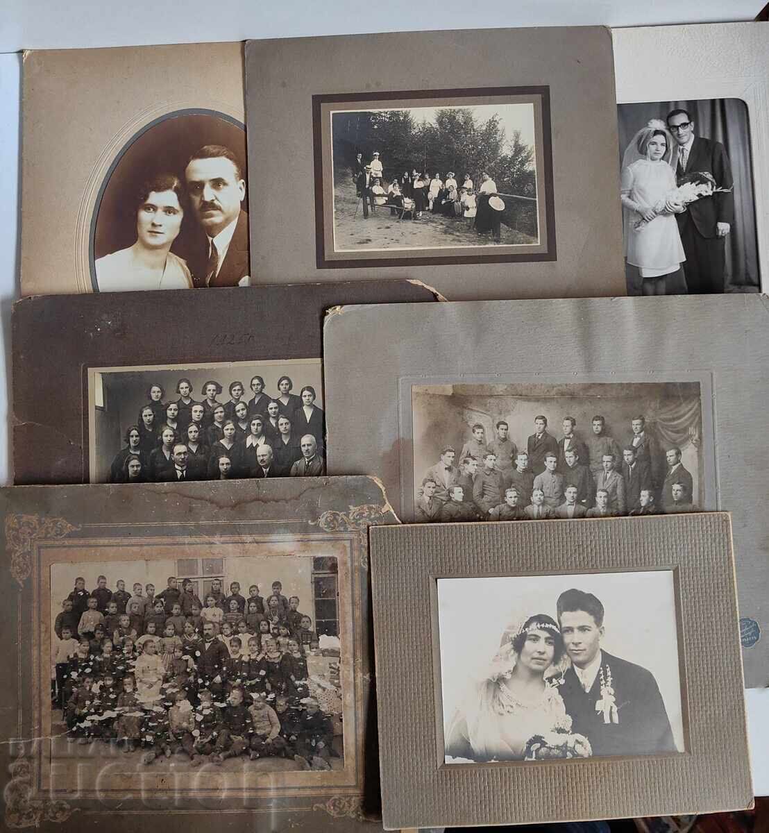 ЛОТ СТАРИ СНИМКИ КАРТОН СНИМКА ФОТОГРАФИЯ ЦАРСТВО БЪЛГАРИЯ