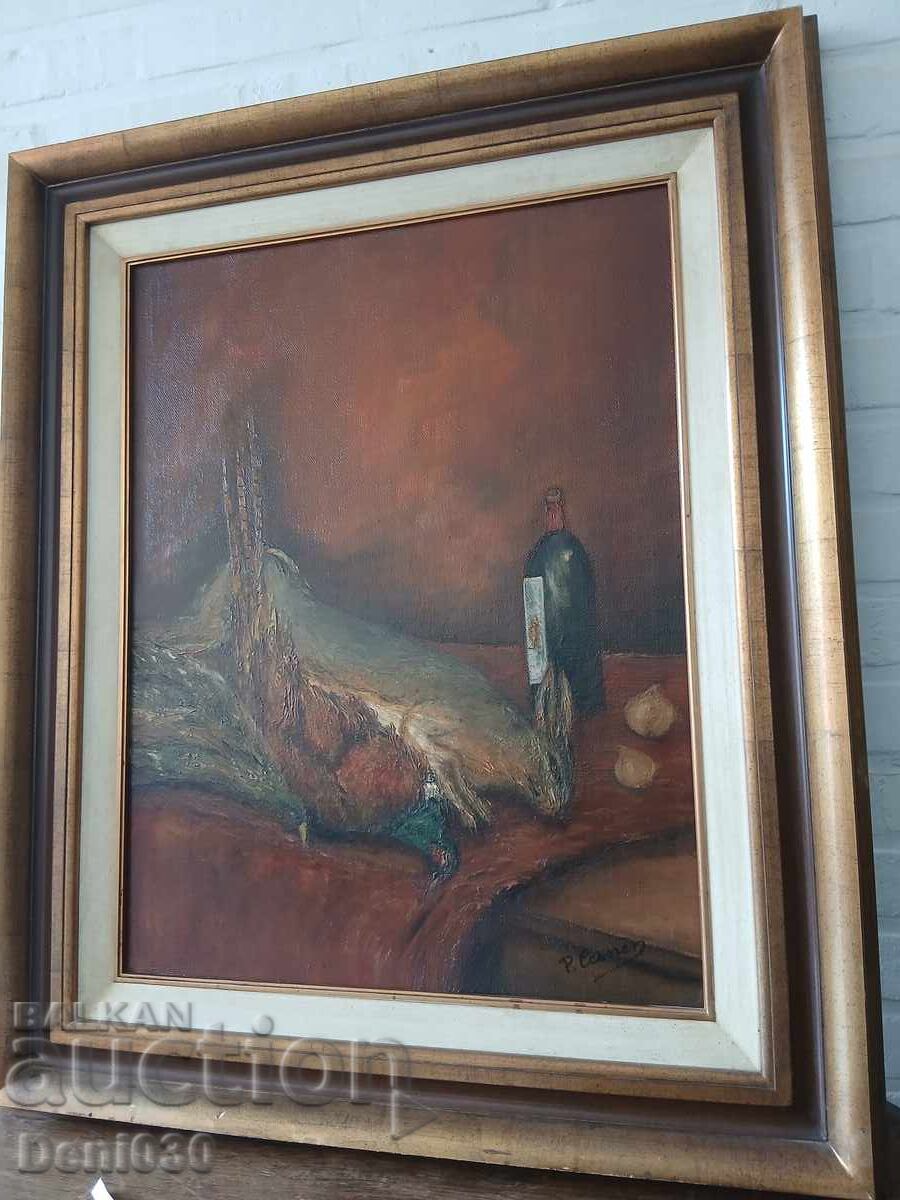 Livrarea Pictură mare în ulei de autor pe pânză Livrarea Pictură mare în ulei de autor pe pânză