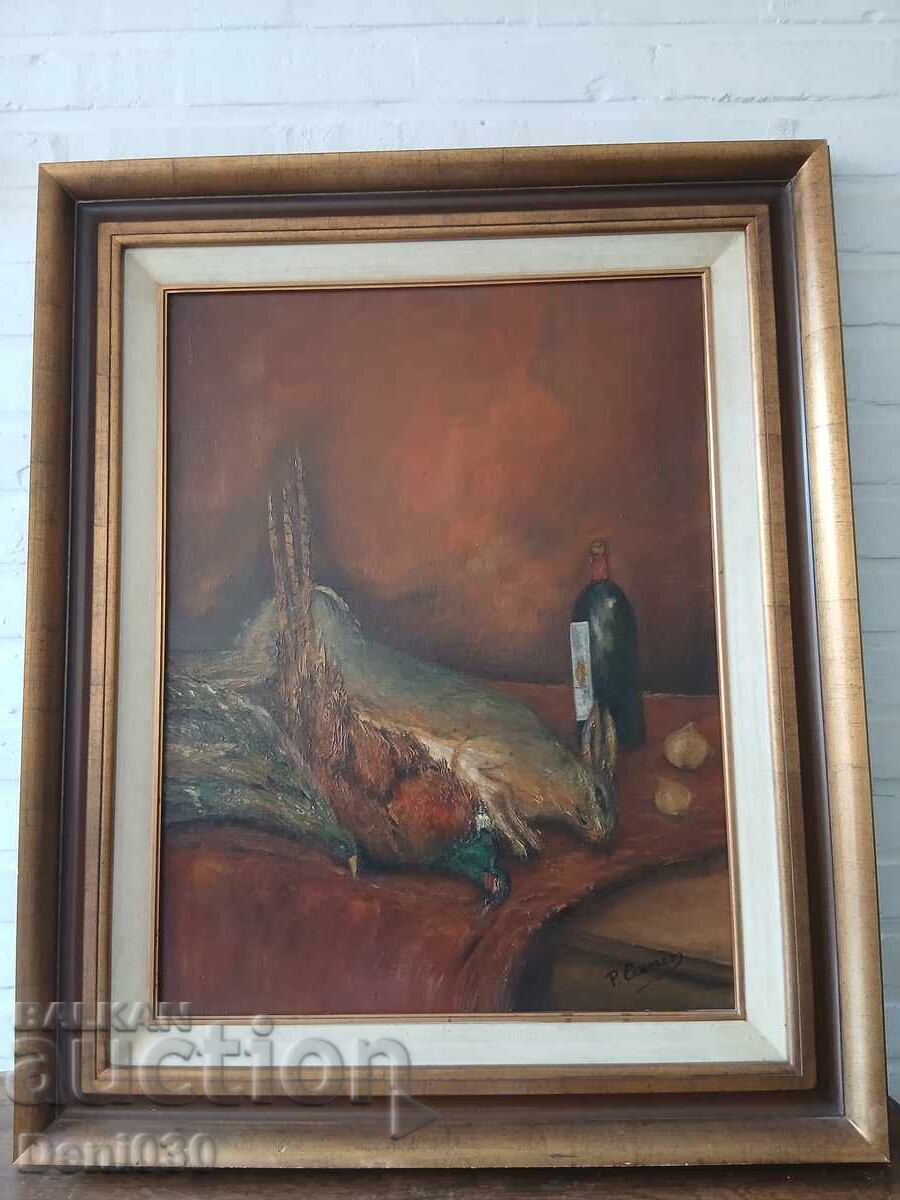 Pictură mare în ulei de autor pe pânză Pictură mare în ulei de autor pe pânză