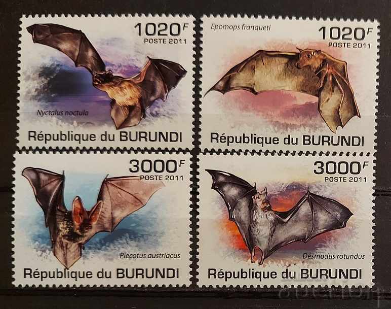 Бурунди 2011 Фауна/Животни/Прилепи 8 € MNH Бурунди 2011 Фауна/Животни/Прилепи 8 € MNH