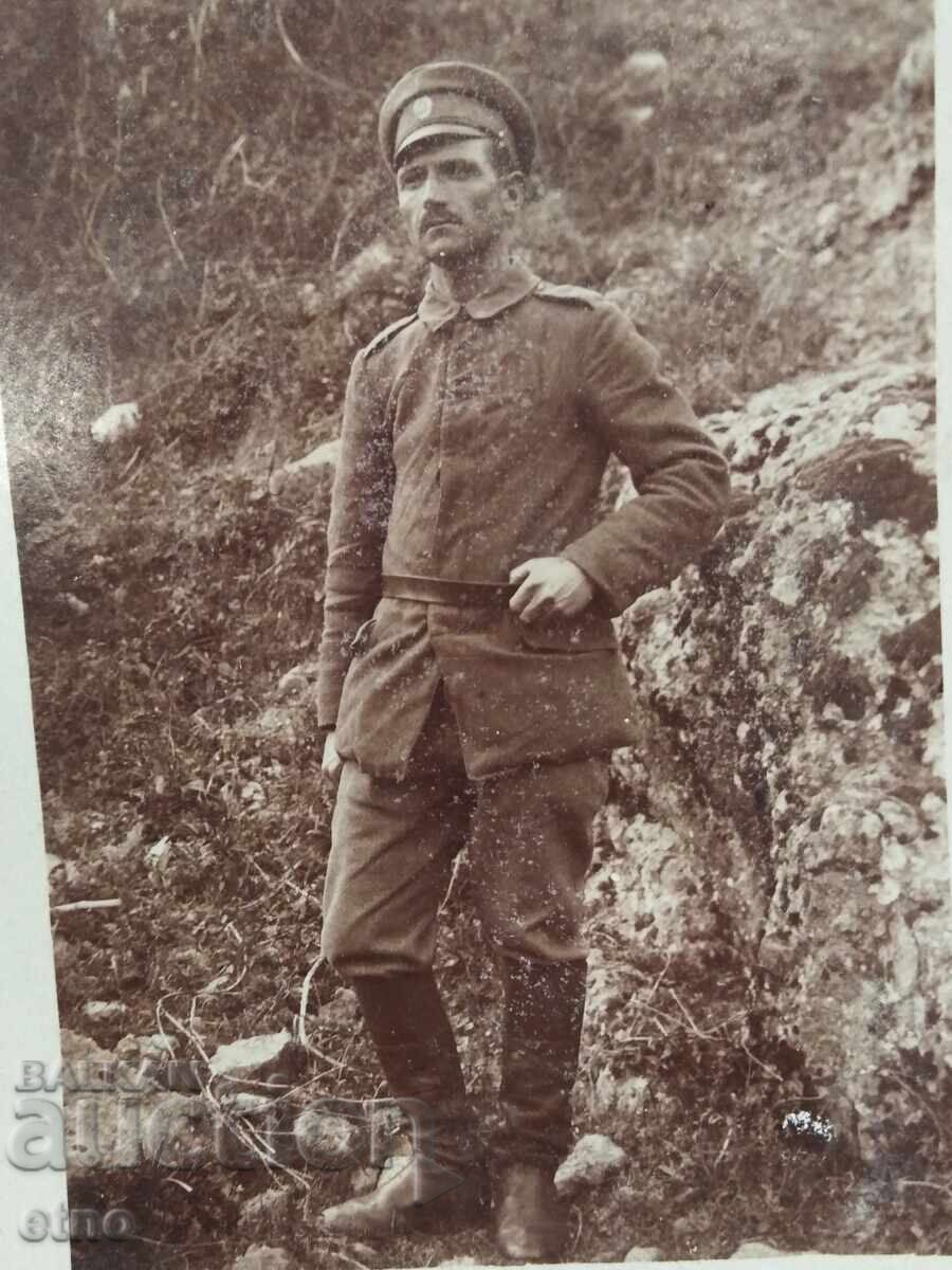 FOTOGRAFIE REGALĂ - PRIMUL RĂZBOI MONDIAL, SOLDAT, UNIFORMĂ FOTOGRAFIE REGALĂ - PRIMUL RĂZBOI MONDIAL, SOLDAT, UNIFORMĂ