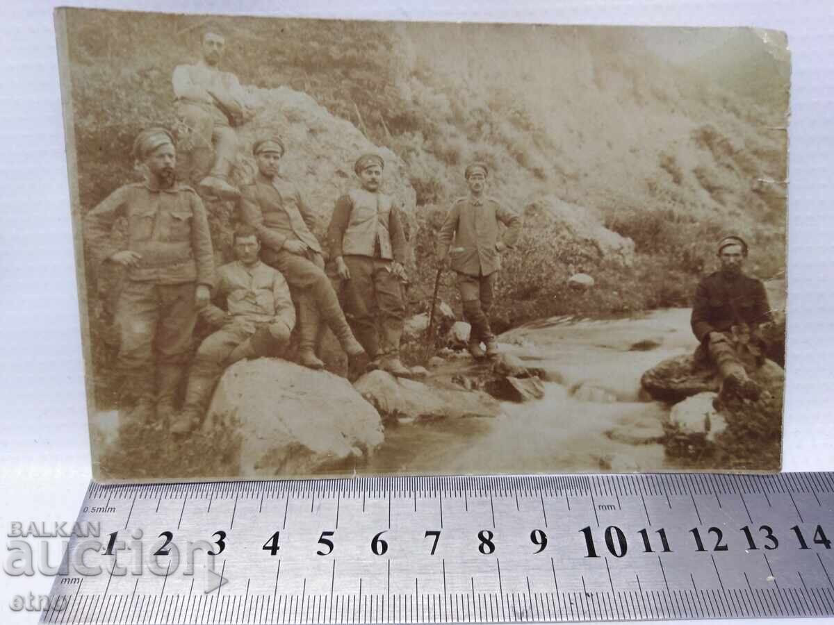 FOTOGRAFIE REGALĂ - PRIMUL RĂZBOI MONDIAL, SOLDAT, UNIFORMĂ