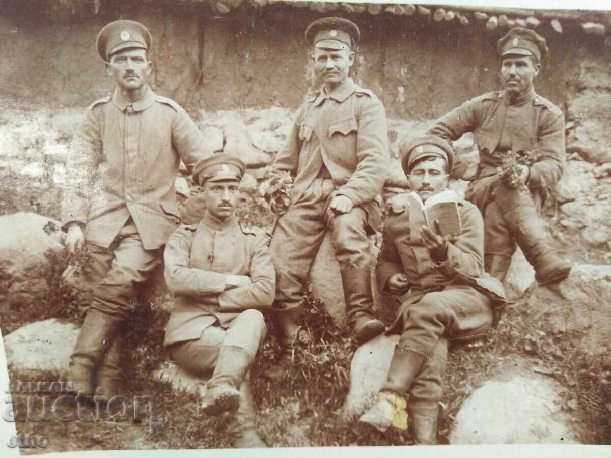 FOTOGRAFIE REGALĂ - PRIMUL RĂZBOI MONDIAL, SOLDAT, UNIFORMĂ