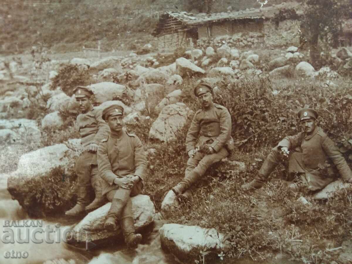 FOTOGRAFIE REGALĂ - PRIMUL RĂZBOI MONDIAL, SOLDAT, UNIFORMĂ