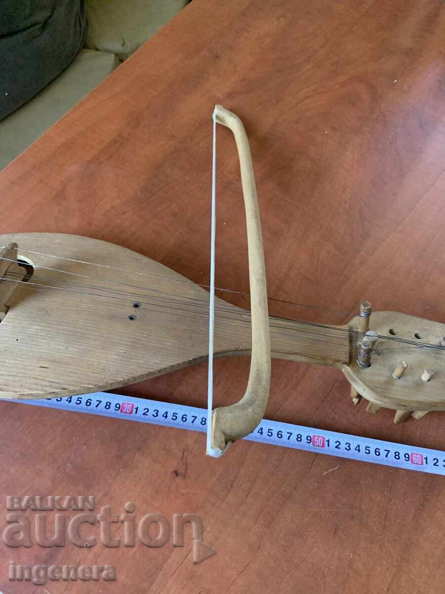 GADULKA BOW ANTIQUE WOOD MUSICAL INSTRUMENT - 5