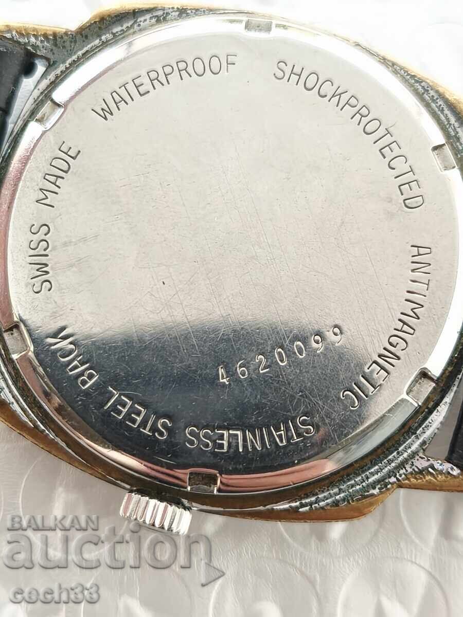 Auction  Технос Винтидж часовник. Калибър FHF 969/4 - 17 рубина. Inca