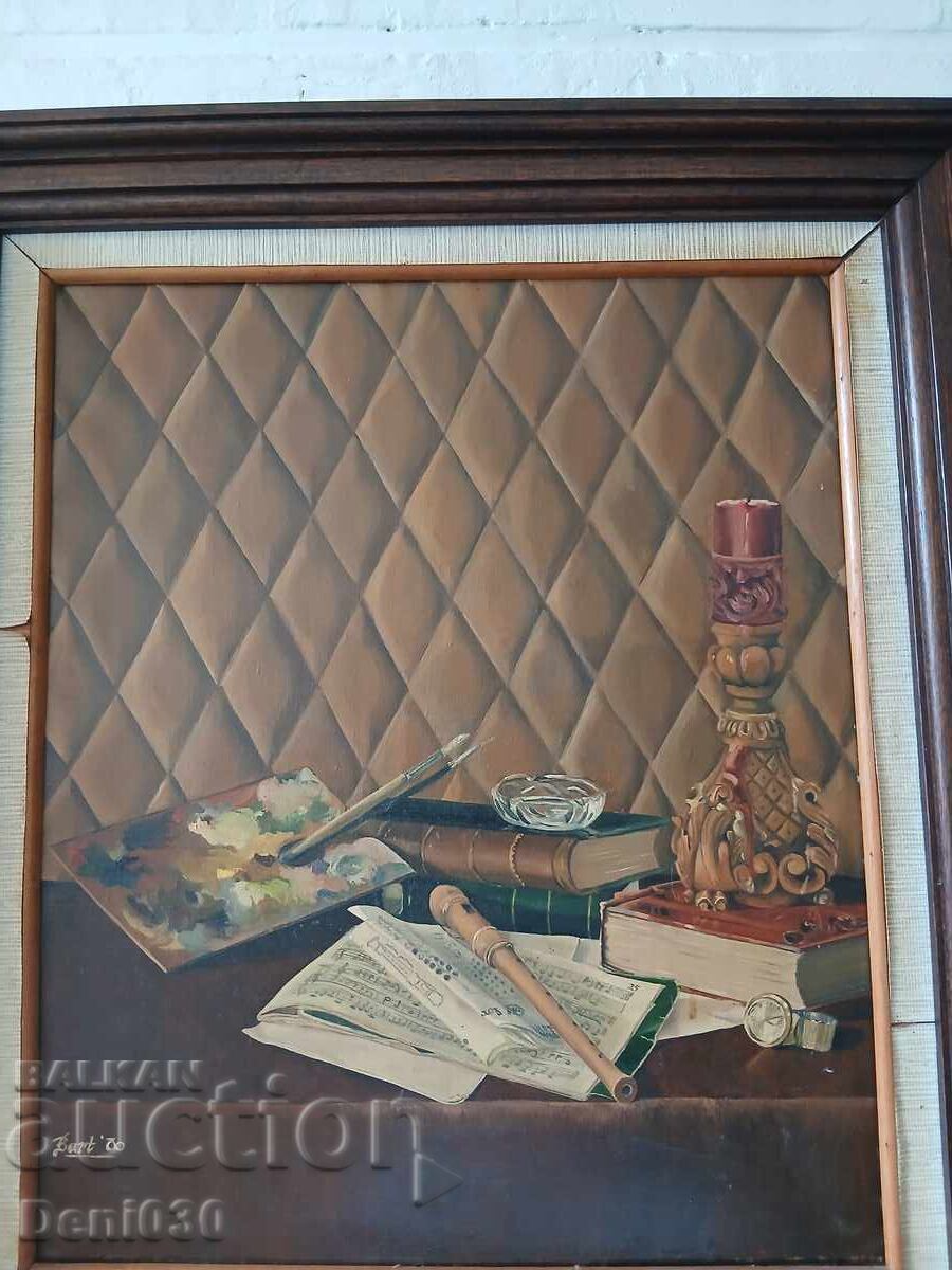 Δημοπρασία Μοναδικός πρωτότυπος πίνακας, λάδι σε καμβά, 1980