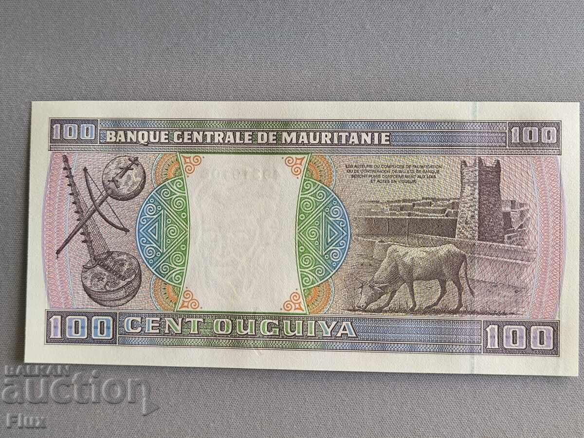 Банкнота - Мавритания - 100 угия UNC | 2002г. с цена € 2.35 | 4.60 лв. Банкнота - Мавритания - 100 угия UNC | 2002г. с цена € 2.35 | 4.60 лв.