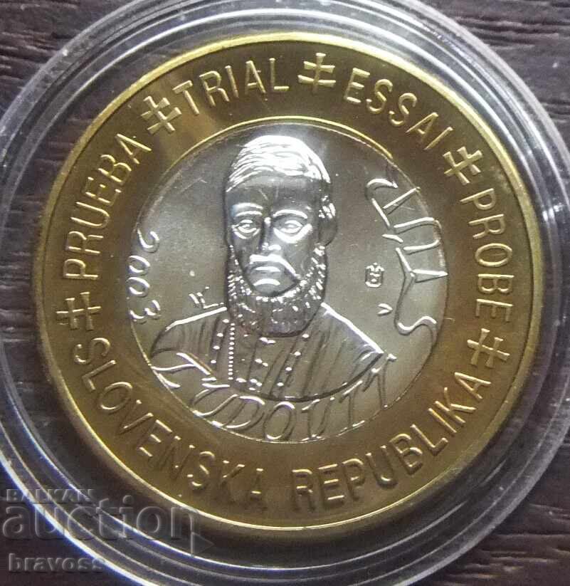 Словакия - 1 евро - 2003 - Проба