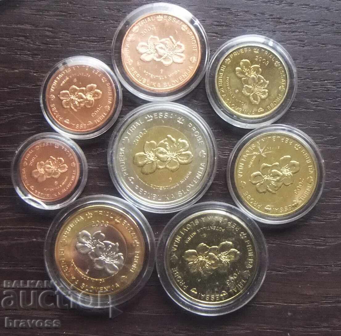 Slovenia - set euro - 2003 - Probă