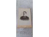 Φωτογραφία Νέος άνδρας με μουστάκι Cothen 1897 Χαρτόνι