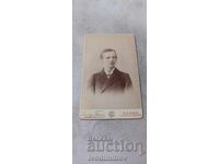 Снимка Млад мъж Cothen 1896 Картон