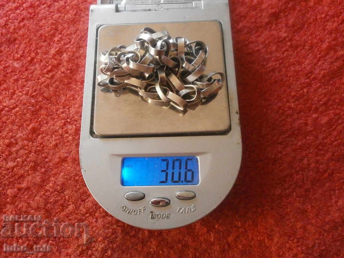 OLD SILVER CHAIN - NECKLACE - 6