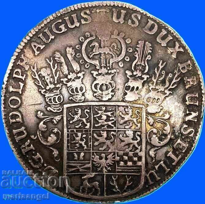 Livrarea Taler 1673 Germania 28.74g Braunschweig Rudolf August Ag Livrarea Taler 1673 Germania 28.74g Braunschweig Rudolf August Ag