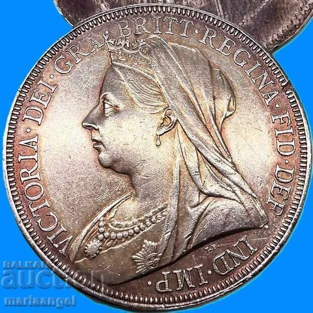 UK 1 Crown 1897 28.10g 38.69mm silver - 6