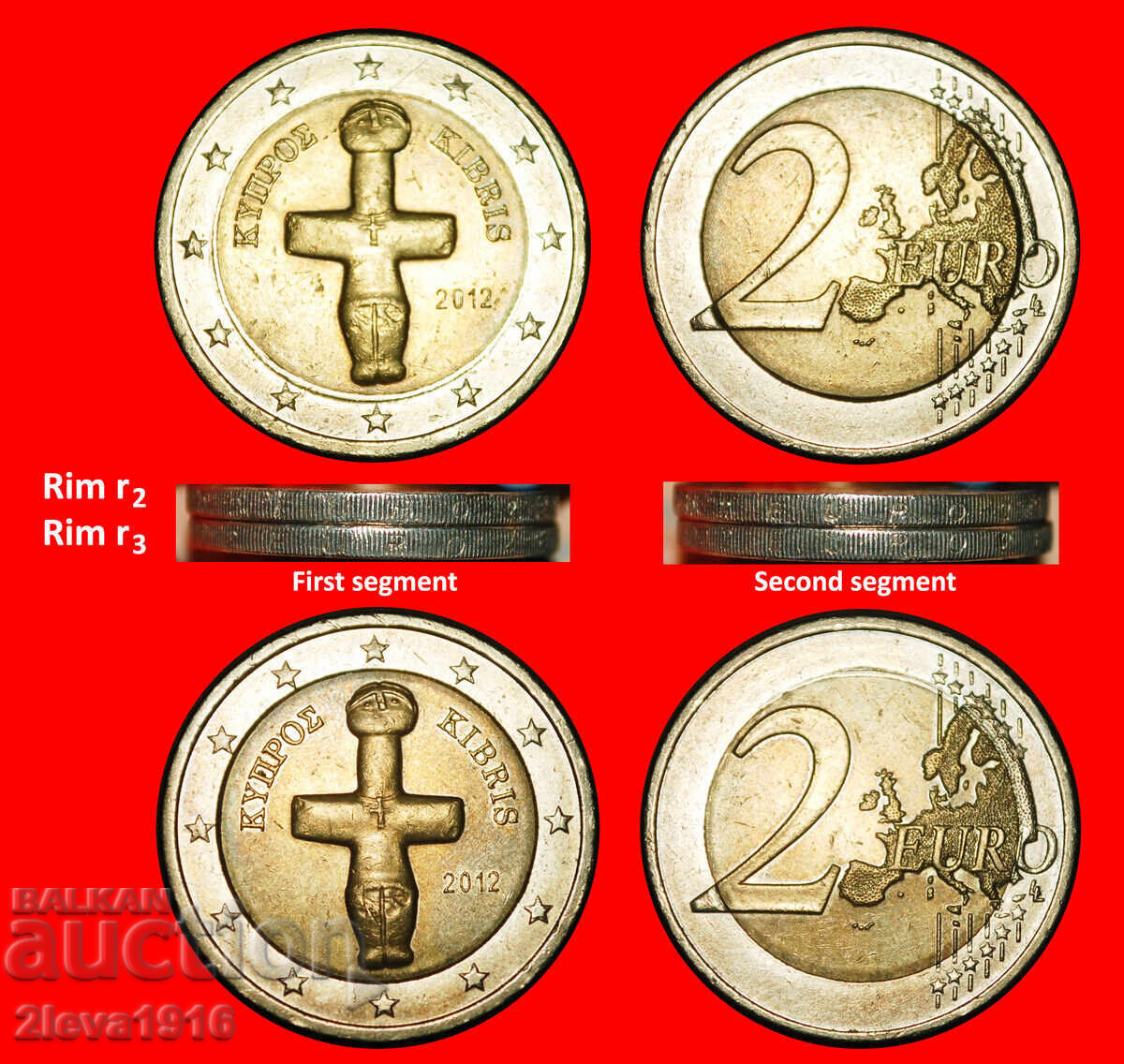 Ⰶ GRECIA (2010-2026): CIPRU ★ SET DESCOPERIRE 2 EURO 2012