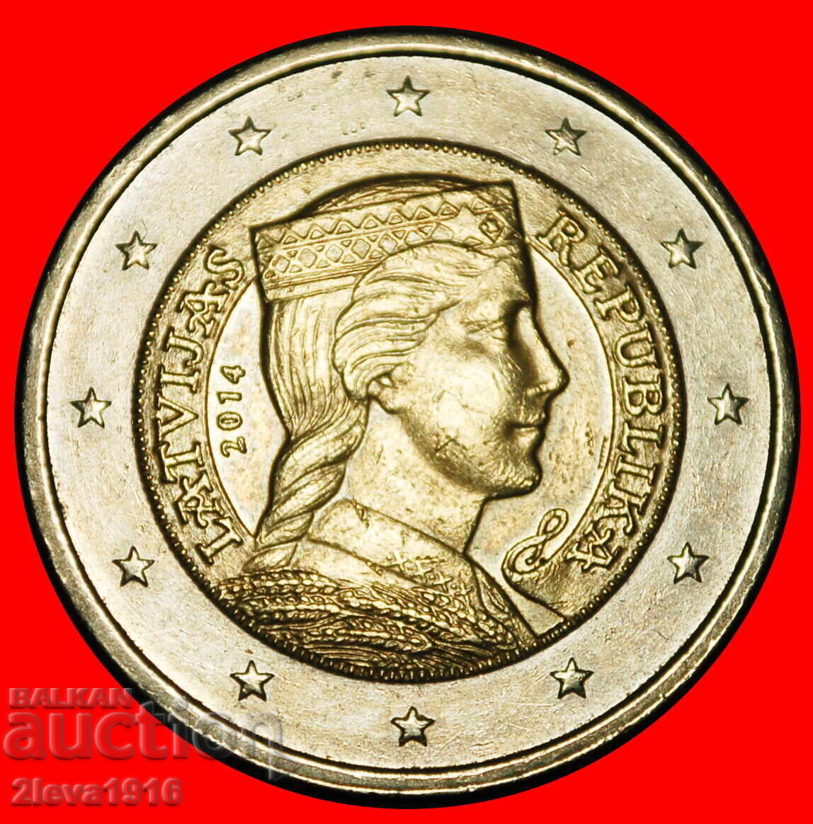 Ⰺ Ex. USSR, russia (2014-2025) GERMANY: latvia ★2 euros 2014