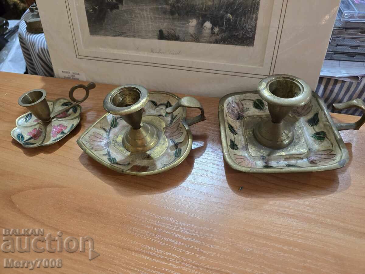 Аукцион Стари масивни бронзови свещници - ( 29 ) !