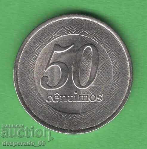 (¯`'•.¸ 50 centimos 2012 ΑΝΓΚΟΛΑ UNC ¸.•'´¯)