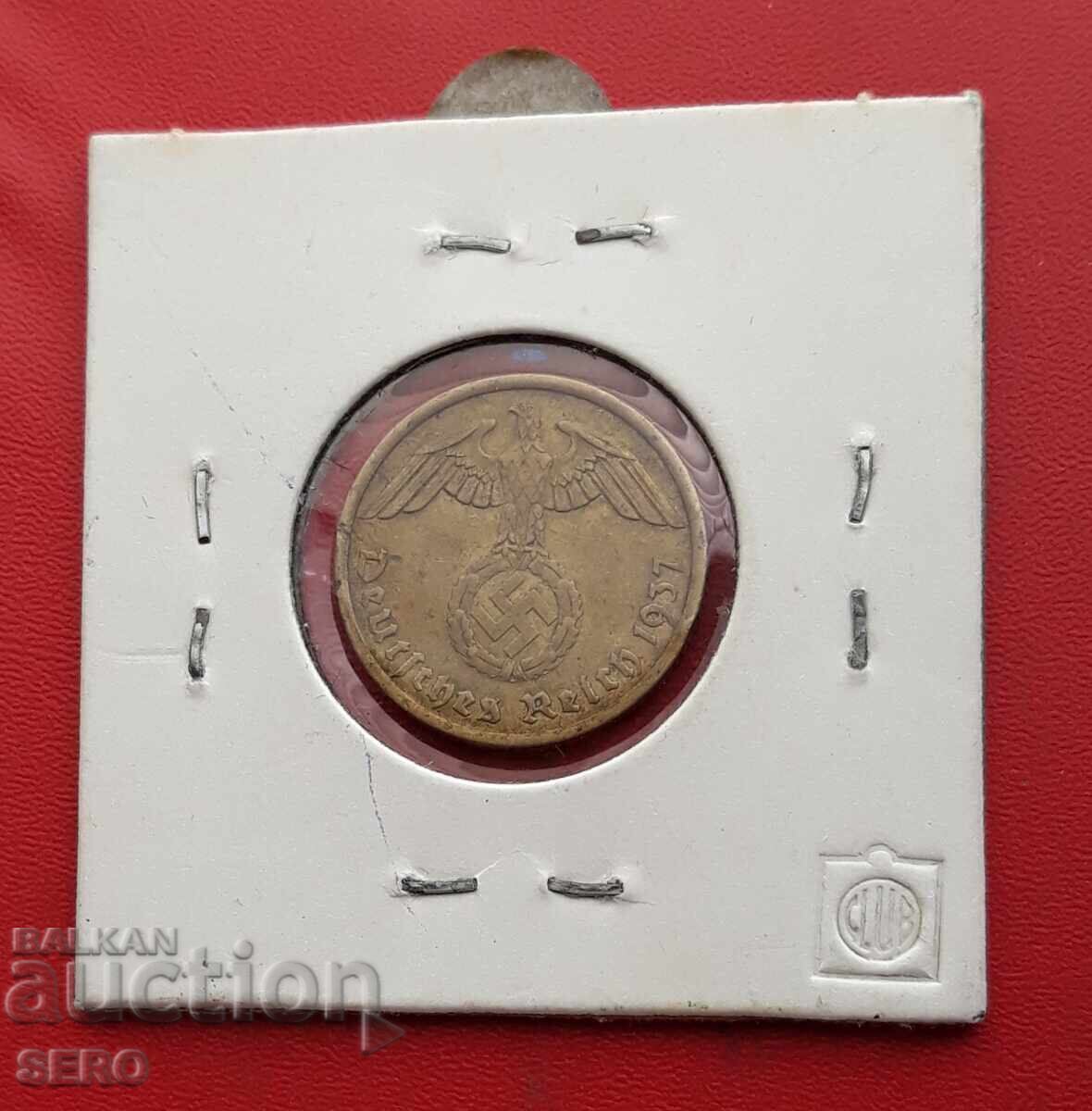 Германия-III-тия райх-10 пфенига 1937 А-Берлин
