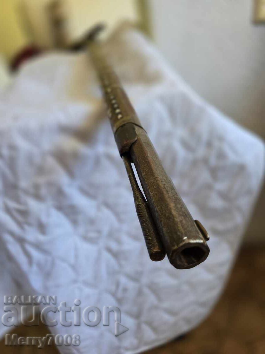 Old authentic flintlock musket - 1800s! - 5