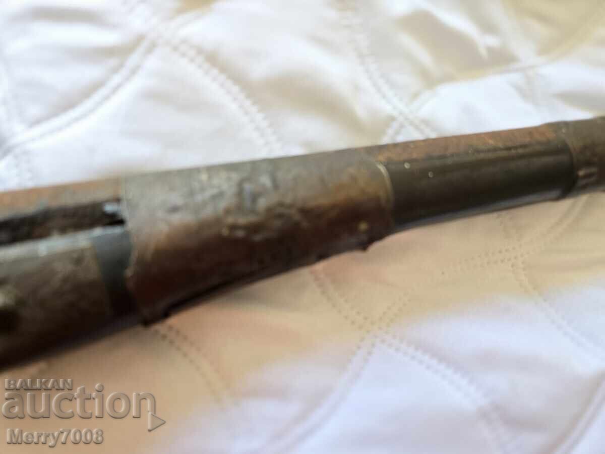 Auction  Old authentic flintlock musket - 1800s! ( 1 )