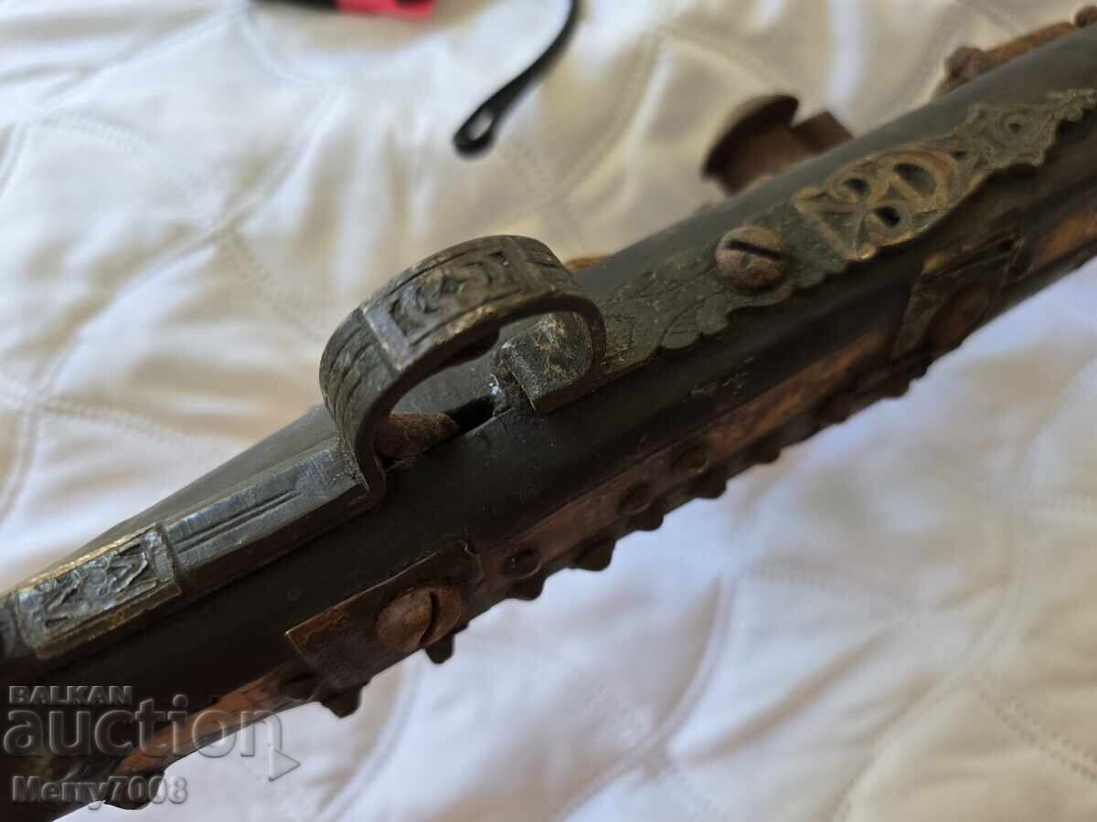 Old authentic flintlock musket - 1800s! ( 1 ) - 6